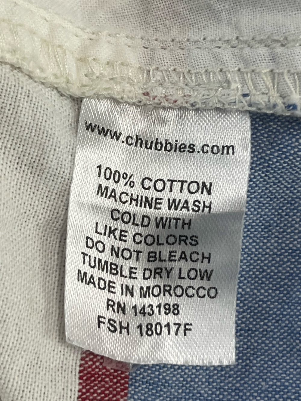 Chubbies 5.5” Casual Stretch Shorts Men’s Small Cotton Stripes - Picture 12 of 12